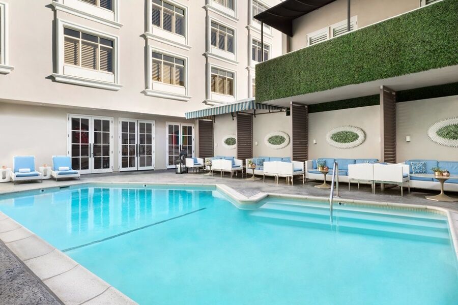 Mosaic Hotel Beverly Hills Лос-Анджелес Екстер'єр фото